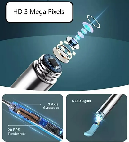 Limpiador de Oídos con Cámara HD